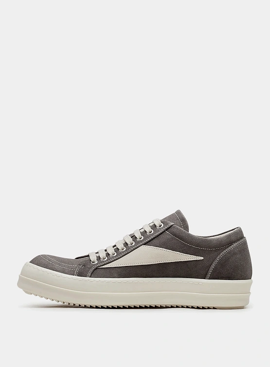 Кеды RICK OWENS DRKSHDW Vintage Sneaks Darkdust/Milk/Milk