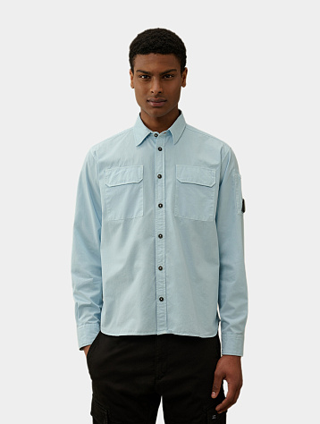 Рубашка C.P. Company Gabardine Pockets Shirt Starlight