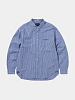 Рубашка thisisneverthat DSN Striped Shirt Blue