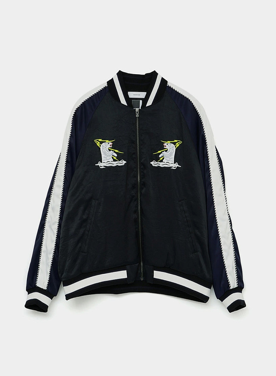 Бомбер FACETASM Souvenir Jacket Black Navy