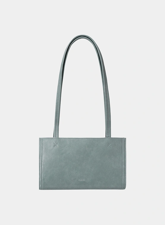 Женская сумка STAND OIL Oblong Tiny Denim Blue