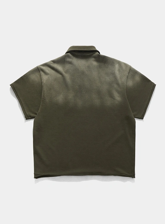 Поло EASTLOGUE Cut Out Collar Olive