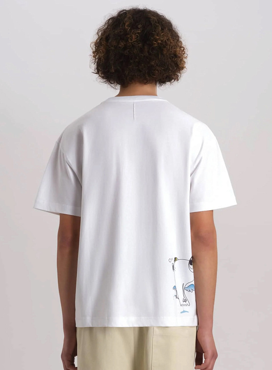 Футболка 3.PARADIS х Edgar Plans PARADIS White