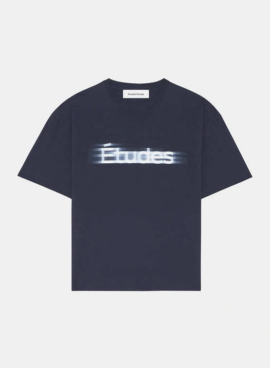Футболка Études Relax Tee Études Blur Navy