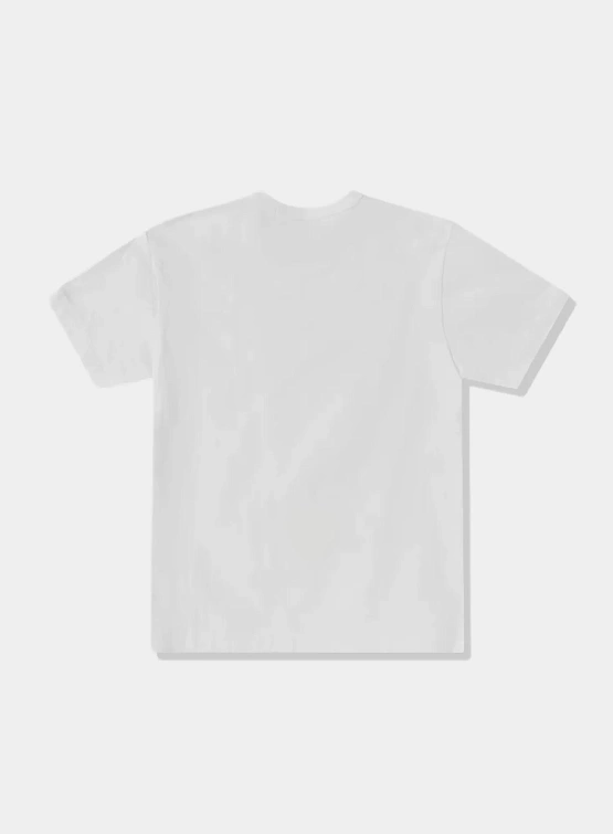 Футболка Comme des Garçons PLAY Big Pink Heart White