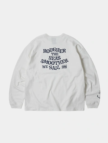 Лонгслив FrizmWORKS Rough Sea Smooth Sail White