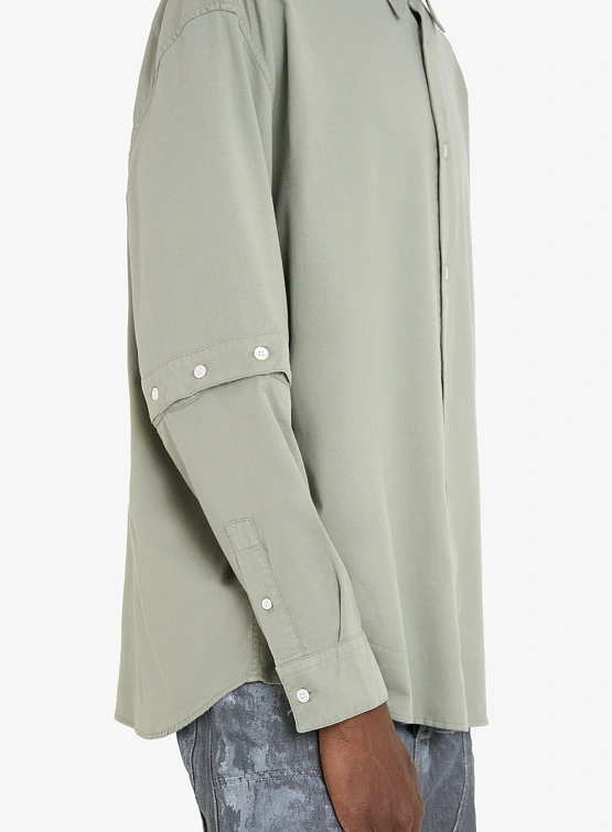 Рубашка Études Buttoned Sleeve Shirt Sage