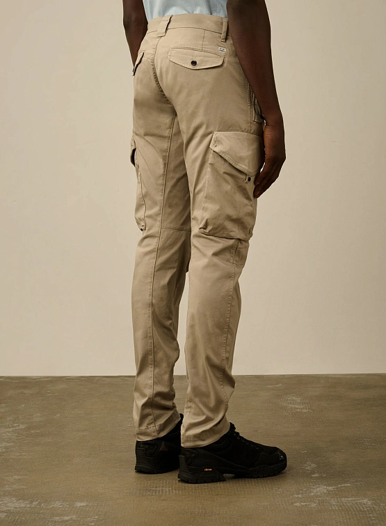 Брюки C.P. Company Stretch Sateen Utility Vintage Khaki