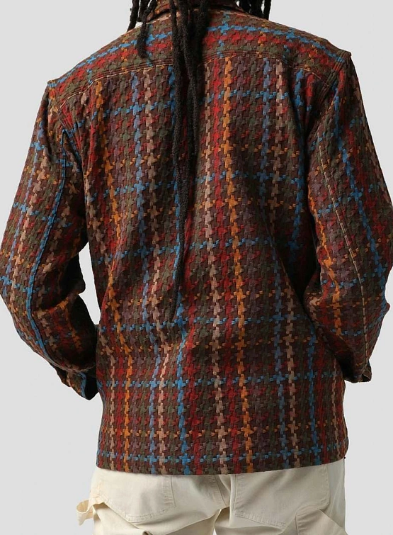 Овершот Corridor Rainbow Houndstooth Multi