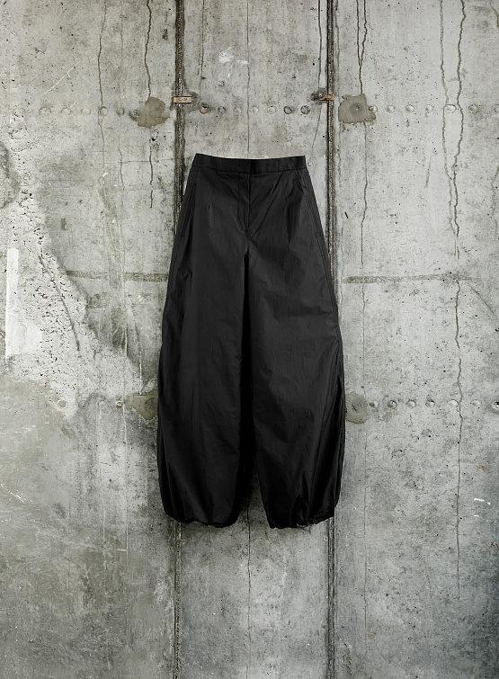Женские брюки AMOMENTO Balloon Banding Pants Black
