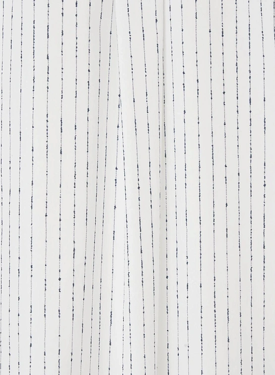 Женская рубашка Recto Nep Stripe Unbalanced Length Shirt White