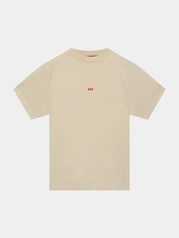 Футболка 424 Alias Regular T-Shirt Washing Dye Tea