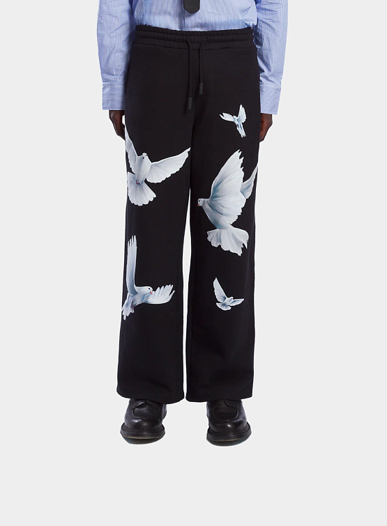 Брюки 3.PARADIS Lounge Pants Freedom Doves Black