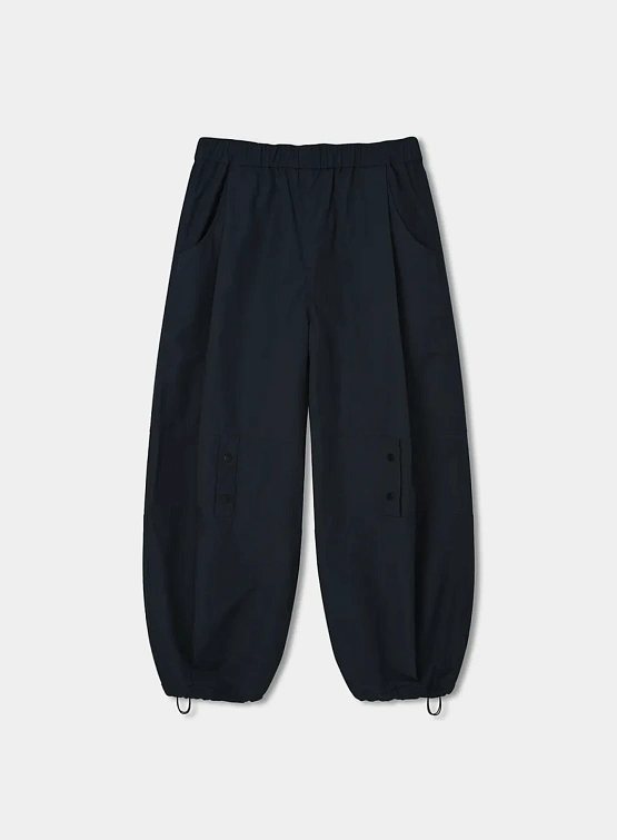 Брюки ANGLAN Perky Button Knee Wide Navy