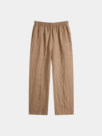 Брюки MKI MIYUKI ZOKU Linen Wide Leg Mushroom