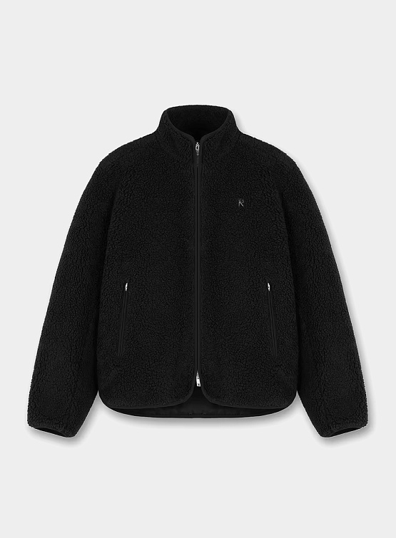 Флисовая куртка Represent Clo Fleece Zip Through Jet Black
