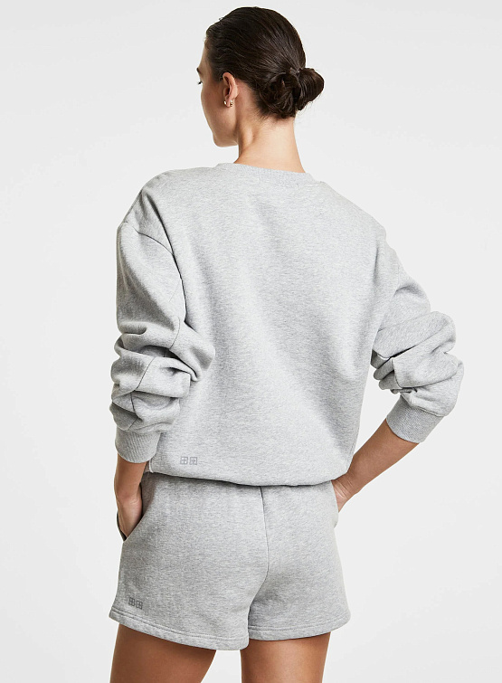 Женский свитшот Ksubi 3x4 Crew Grey Marle