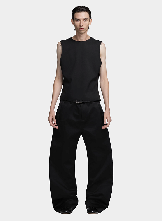 Топ entire studios Tell Tank Black Wool