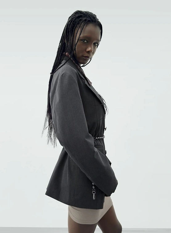 Пиджак MADFRENZY Mad Grey