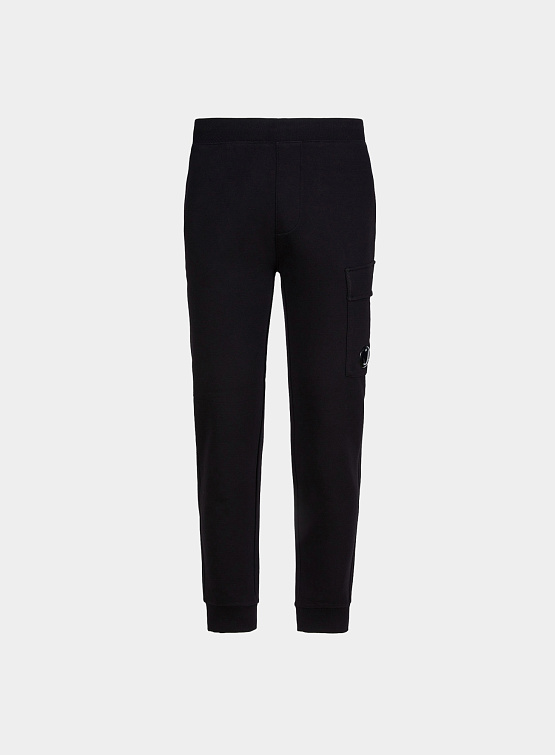 Брюки C.P. Company Diagonal Raised Fleece Black