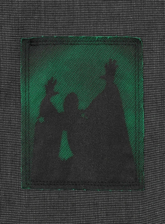 Рубашка UNDERCOVER Cotton Oxford Graphic Patch Charcoal