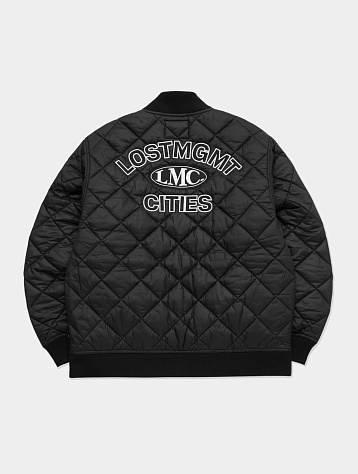 Стеганая куртка LMC Oval Quilted Jacket Black