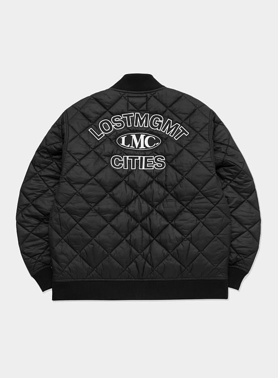 Стеганая куртка LMC Oval Quilted Jacket Black