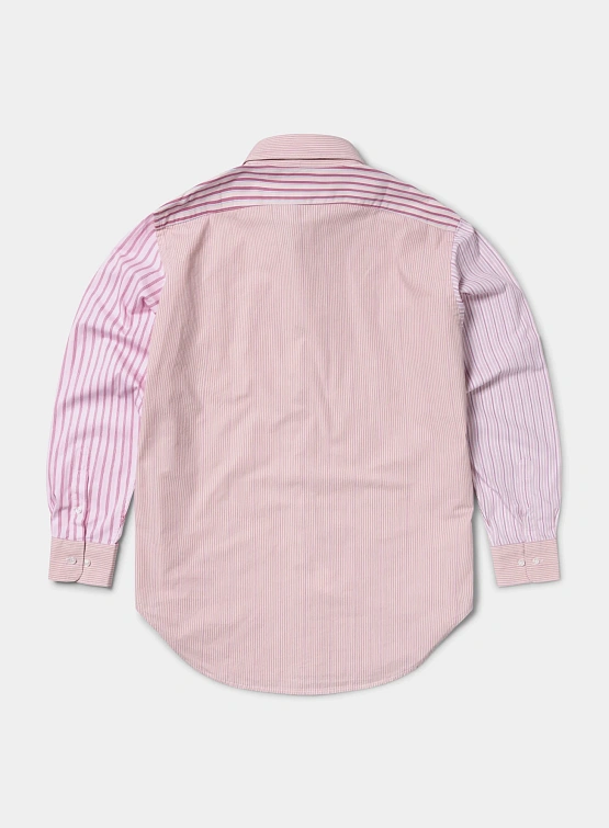 Рубашка ARIES Patchwork Shirt Pink