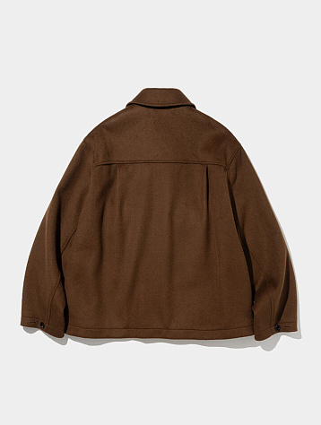 Полупальто Uniform Bridge Pocket Wool Short Coat Rust