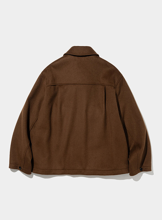 Полупальто Uniform Bridge Pocket Wool Short Coat Rust