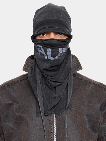 Балаклава ARNODEFRANCE Ninja 'ADF' Washed Black