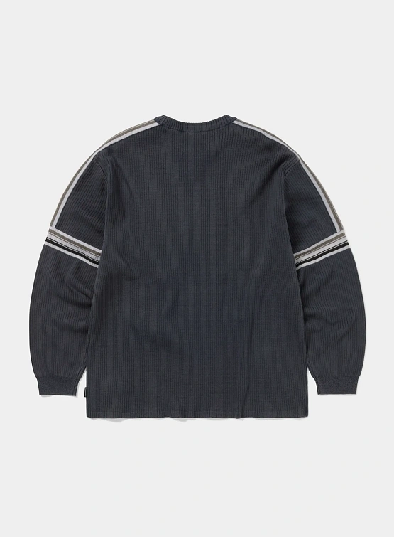 Лонгслив thisisneverthat Striped Knit L/S Top Navy