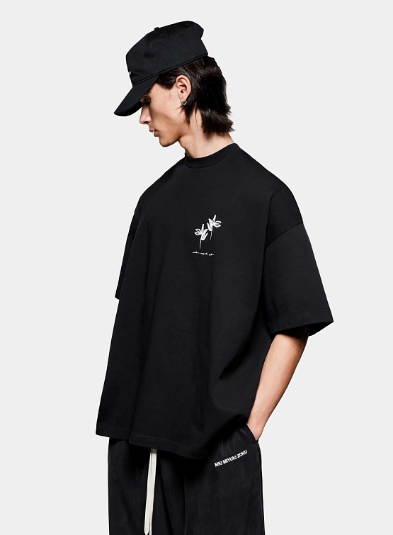 Футболка MKI MIYUKI ZOKU INK Flower Black