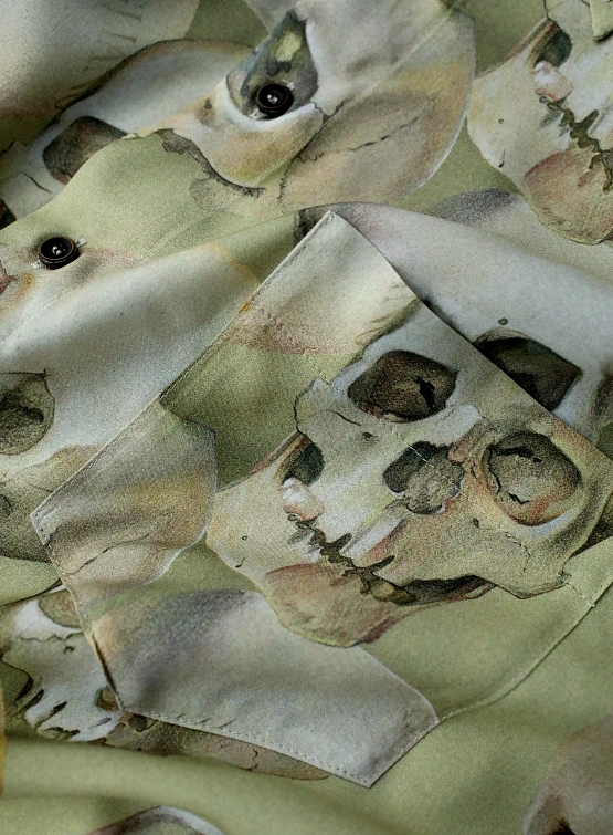 Рубашка Magliano Fontanelle Shirt Skull White