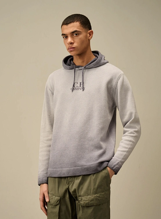 Худи C.P. Company Chenille Cotton Lavander Violet