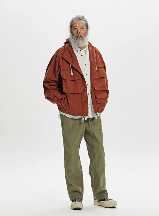 Парка FrizmWORKS Wading Hooded Parka Brick