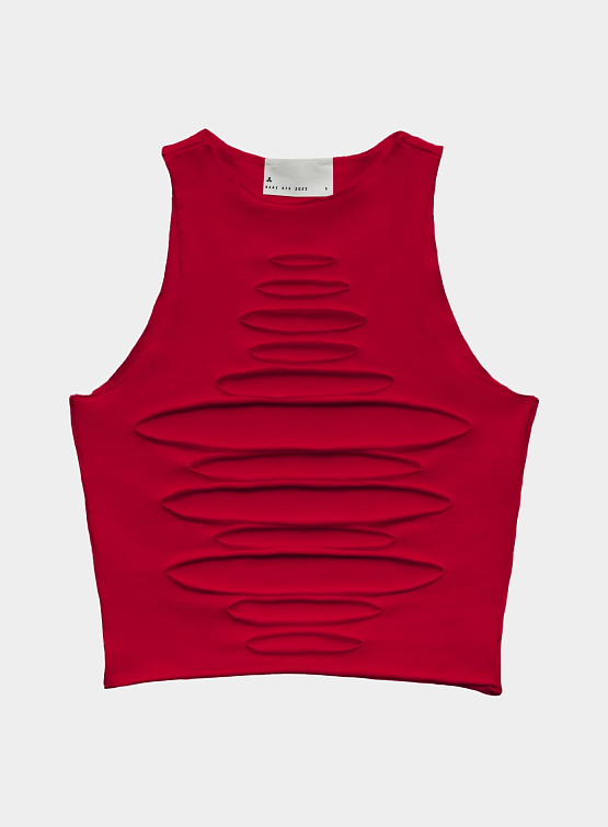 Женский топ XSAI Ripped Top 01 Carmine