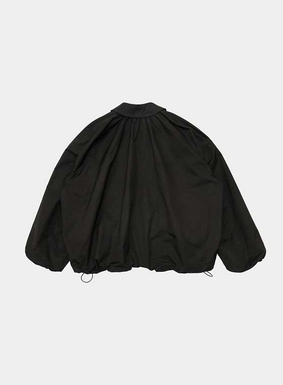 Женская ветровка AMOMENTO Shirring Volume Jumper Black