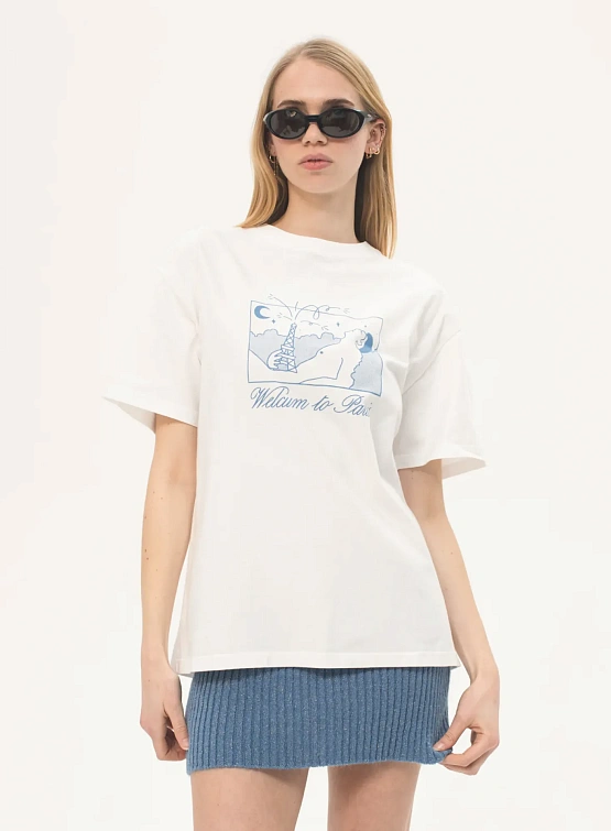Футболка Carne Bollente Welcum to Paris White