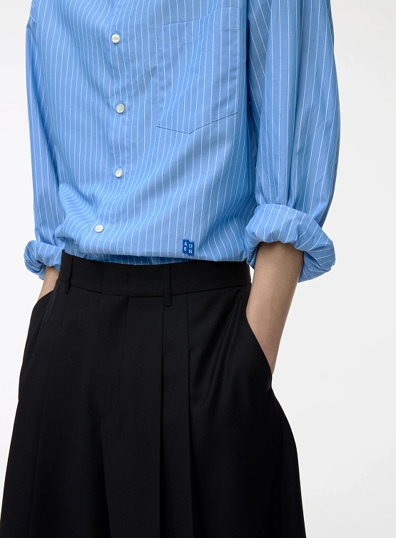 Рубашка ADERERROR Sig BL Tag Shirt 01 Stripe