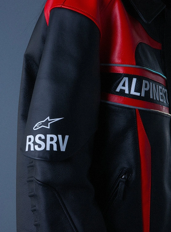 Кожаная куртка ALPINESTARS RSRV Hagaze Black/Red