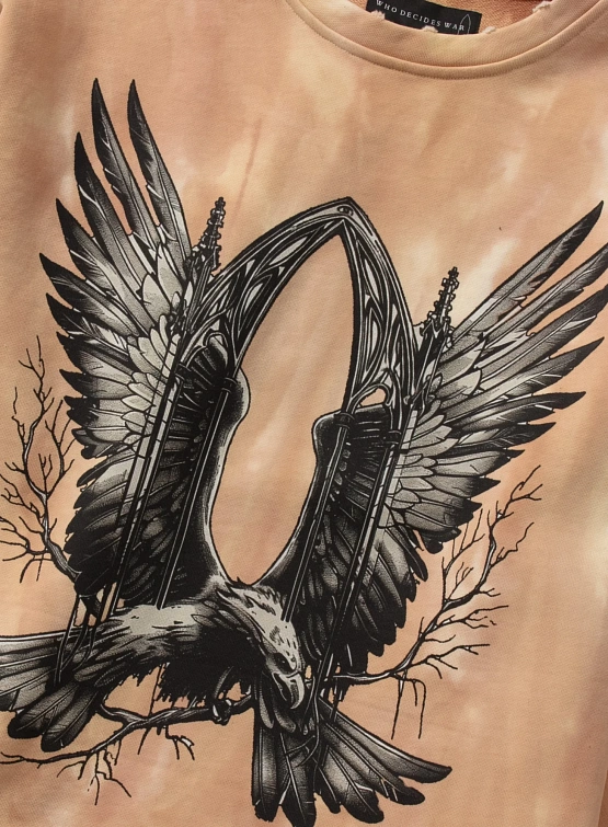 Свитшот WHO DECIDES WAR Soaring Window Crewneck Tan