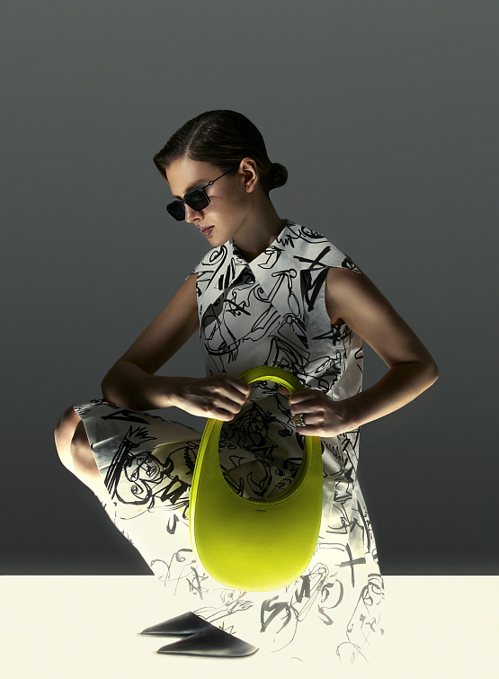 Сумка Coperni Swipe Bag Lime