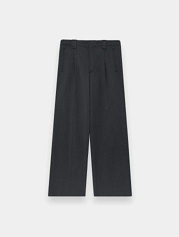 Брюки UNDERCOVER Pleated Wool Trousers Charcoal