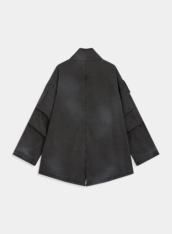 Женская джинсовая куртка OPEN YY Cargo Pocket Field Charcoal