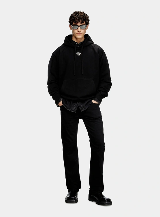 Худи Diesel S-Macs-Hood-Od Felpa Black