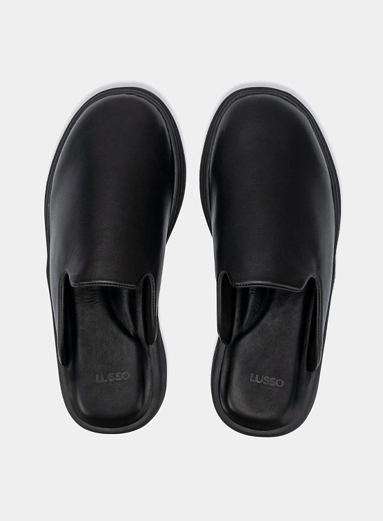 Сабо LUSSO CLOUD Pelli Smooth Leather - Jet Black / Matte