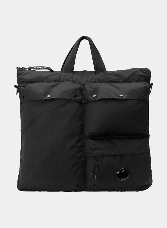 Тоут C.P. Company Nylon B Lens Tote Bag Black