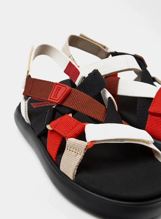 Женские сандалии Camper Twins Recycled PET Multicolor Red