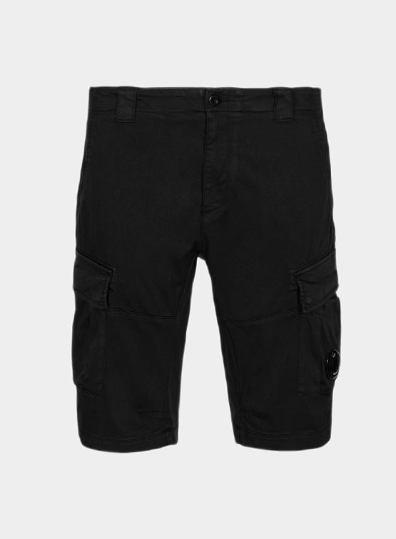 Шорты C.P. Company Stretch Sateen Cargo Shorts Black